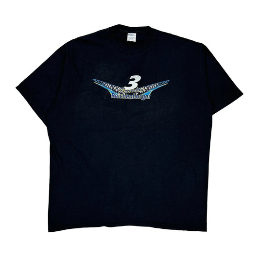 Racing Port & Company Graphic T-Shirt - 2XL Black Cotton