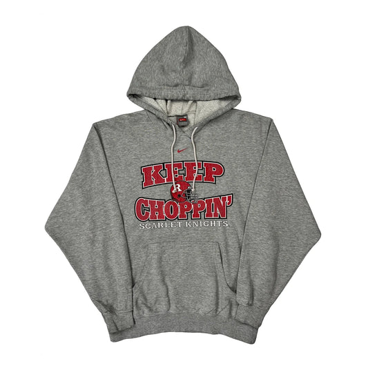 Vintage Scarlet Knights Nike Hoodie - Medium Grey Cotton