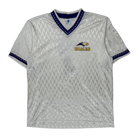 Vintage Eagles High 5 Football Shirt - Medium White Polyester