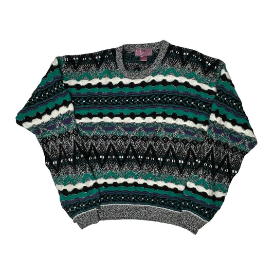 Vintage Unbranded Jumper - XL Multicoloured Acrylic