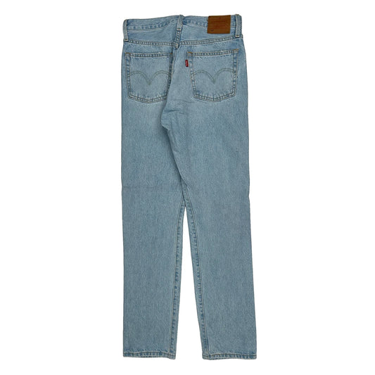 501 Levis Jeans - 30W UK 10 Light Wash Cotton