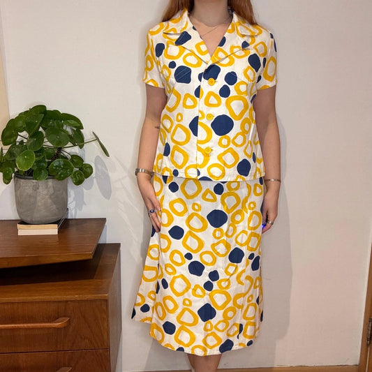 Vintage multicoloured Unbranded Co-Ord - womens small