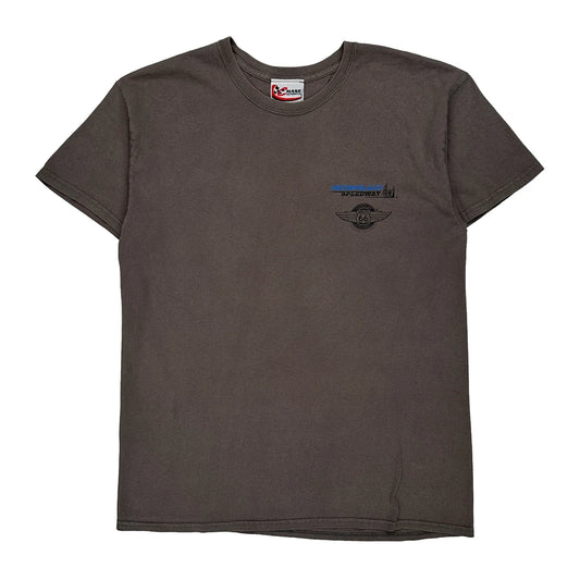 Chicagoland Speedway Chase Authentics Nascar T-Shirt - Large Grey Cotton