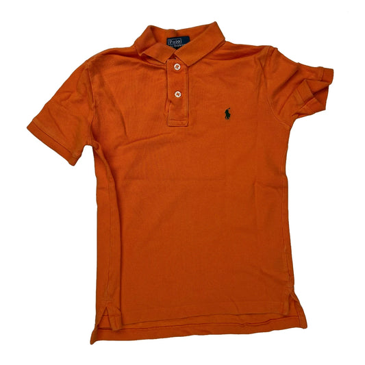 Age 6 Polo By Ralph Lauren Polo Shirt - Small Orange Cotton