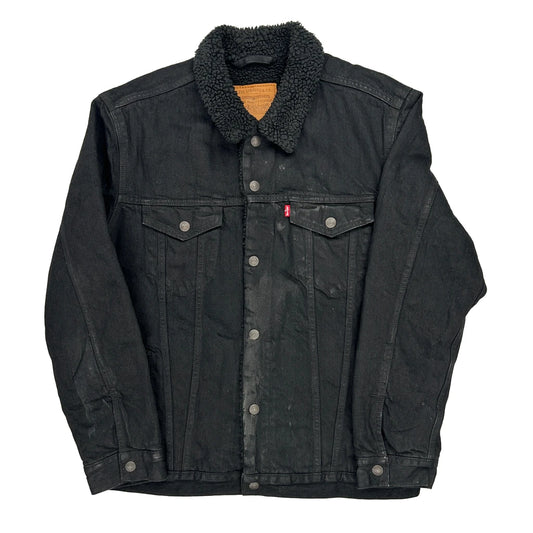Levis Denim Jacket - XL Black Cotton