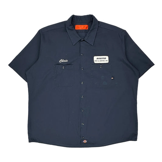Tow & Service Unbranded Shirt - XL Navy Polyester