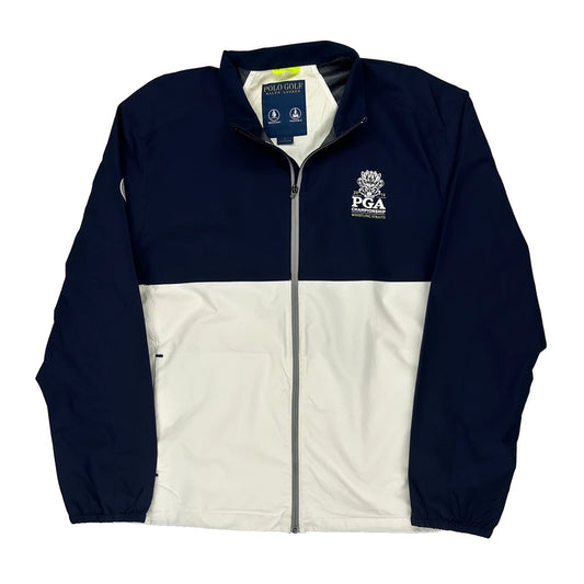 Pga Championship Polo By Ralph Lauren Windbreaker - Large Navy Polyester