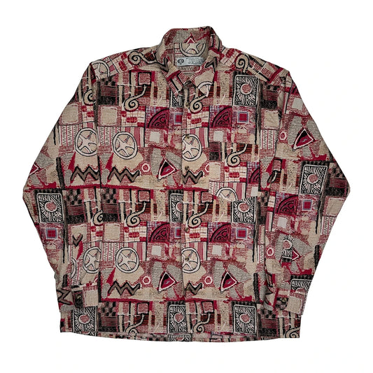 C&A Patterned Shirt - XL Multicoloured Cotton