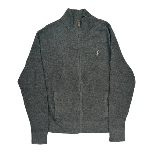 Ralph Lauren Zip Up - XL Grey Merino Wool