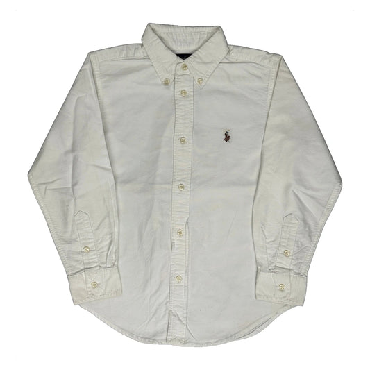 Age 5-6 Ralph Lauren Shirt - Small White Cotton