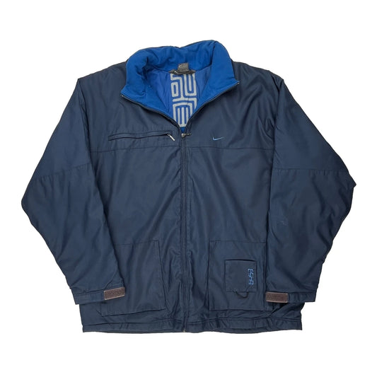 Nike Jacket - XL Blue Polyester