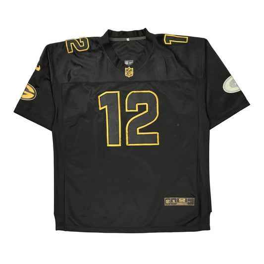 Green Bay Packers Nike Nfl Jersey - XL Black Polyester