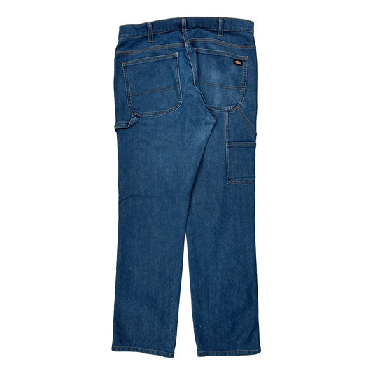 Dickies Carpenter Jeans - 32W 33L Blue Cotton Blend