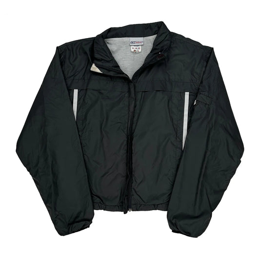 Reebok Windbreaker - Large Black Polyamide