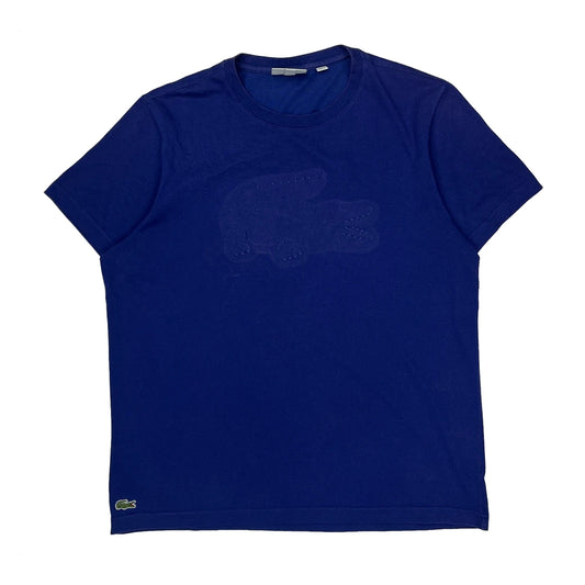 Lacoste T-Shirt - 2XL Blue Cotton