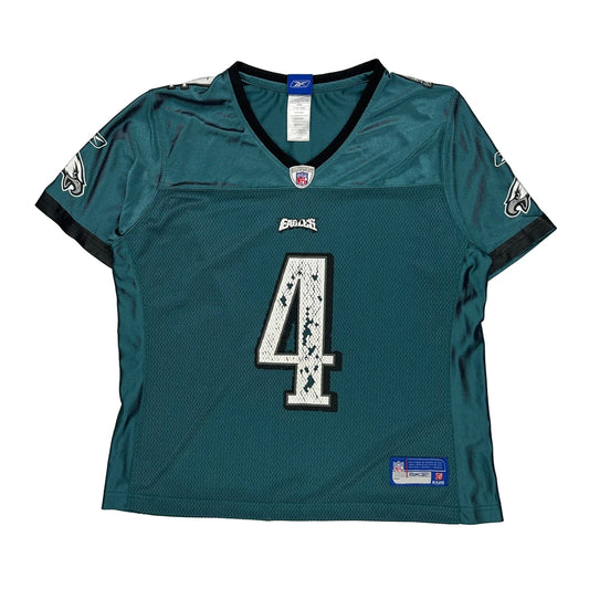 Philadelphia Eagles Reebok Football Jersey - Large Green Nylon