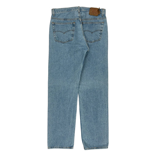 Made In Usa Levis Jeans - 35W 33L Light Wash Cotton