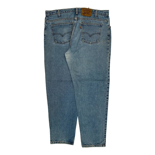 Orange Tabs Levis 550 Jeans - 36W 29L Blue Denim