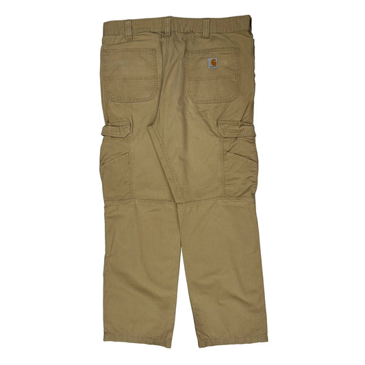 Carhartt Cargo Trousers - 38W 31L Beige Cotton