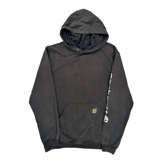 Carhartt Tall Hoodie - Large Black Cotton