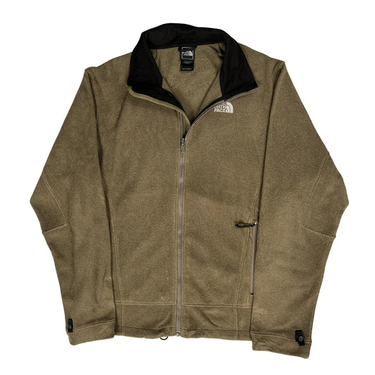 The North Face Fleece Jacket - Large Brown Polyester