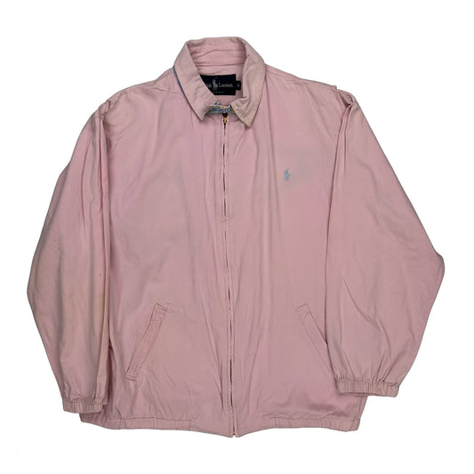 Made In USA Ralph Lauren Harrington Jacket - Medium Pink Cotton