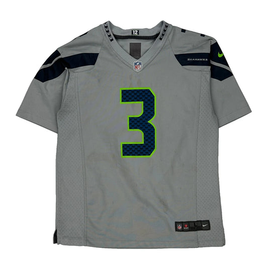 Seattle Seahawks Nike Nfl Jersey - Large Grey Polyester
