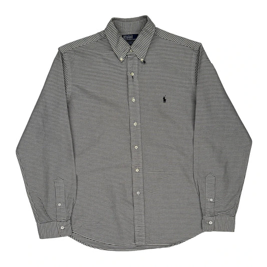 Ralph Lauren Checked Shirt - XL Black & White Cotton