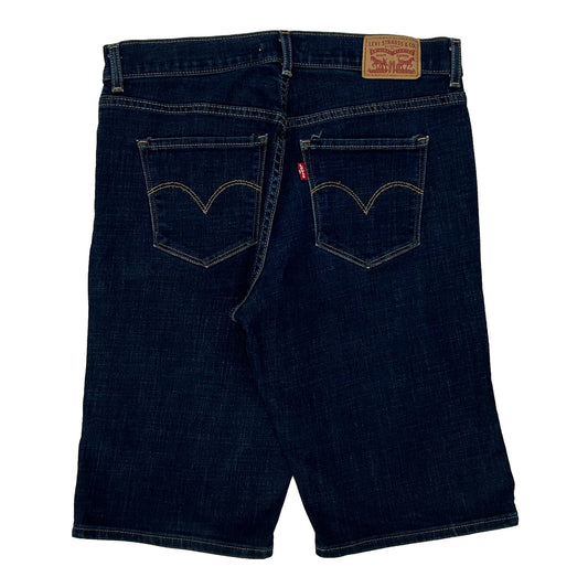 Levis Denim Shorts - 30W UK 10 Dark Wash Cotton