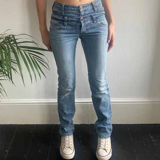 Vintage blue Dolce & Gabbana Jeans - womens 28" waist