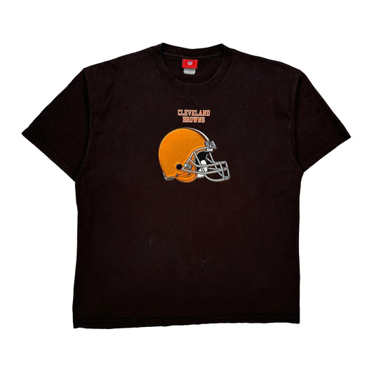 Vintage Cleveland Browns Nfl T-Shirt - XL Black Cotton