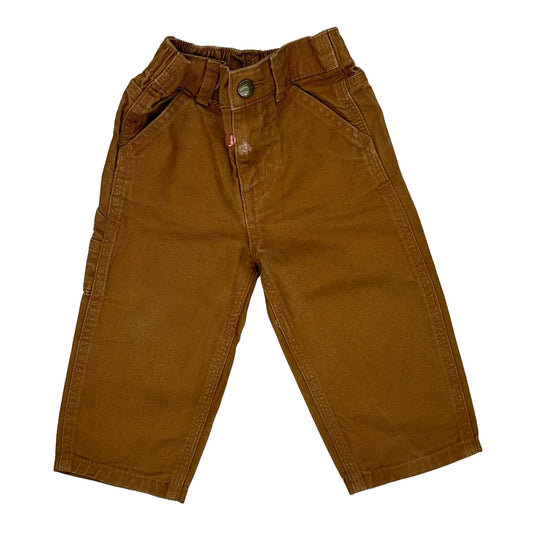 Age 12 Months Carhartt Trousers - 2XS Brown Cotton