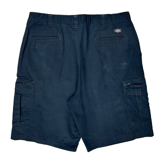 Dickies Cargo Shorts - 36W 11L Navy Cotton