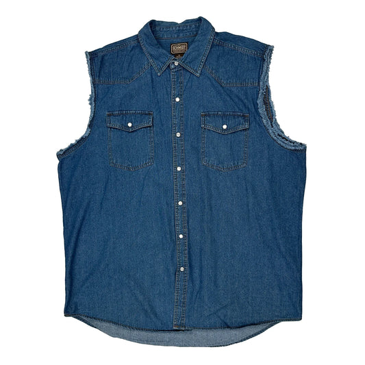 Schmidt Denim Shirt - XL Blue Cotton