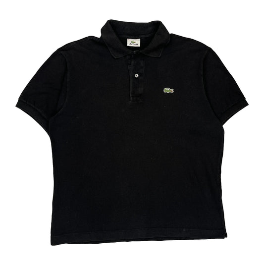 Lacoste Polo Shirt - Large Black Cotton