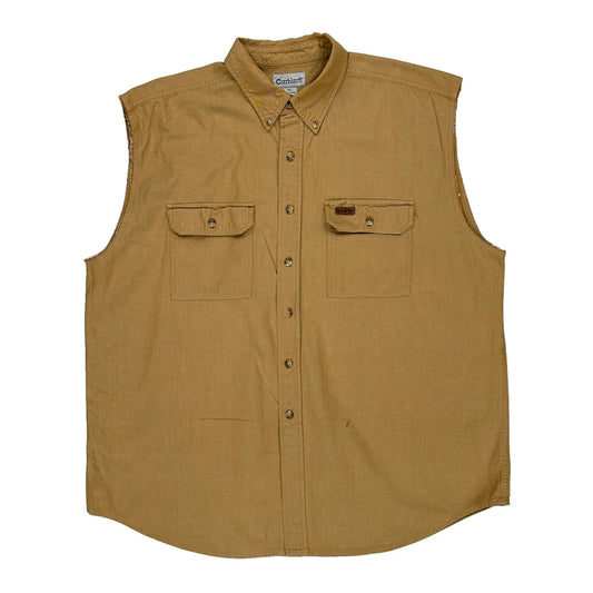 Carhartt Shirt - XL Brown Cotton