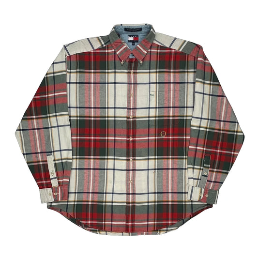 Tommy Hilfiger Checked Shirt - XL Multicoloured Cotton