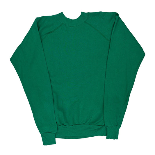 90S Blank Made In USA Pannill Sweatshirt - XL Green Acrylic Blend
