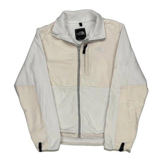 The North Face Fleece Jacket - Medium Cream Polyester