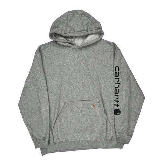 Carhartt Hoodie - XL Grey Cotton Blend