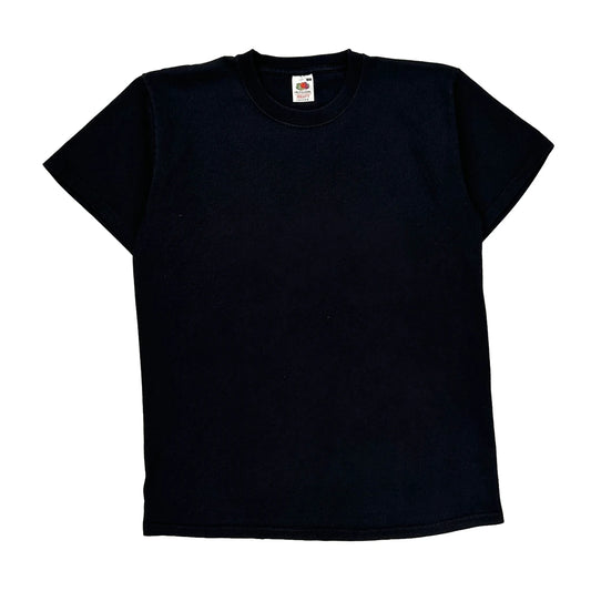 Fruit Of The Loom T-Shirt - Large Black Cotton