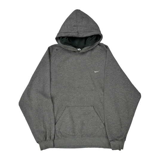 Nike Hoodie - 2XL Grey Cotton Blend