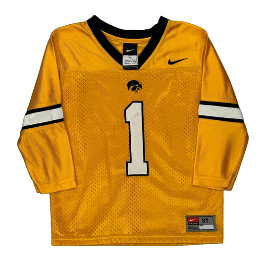 Age 3 Iowa Hawkeyes Nike Jersey - 2XS Yellow Polyester