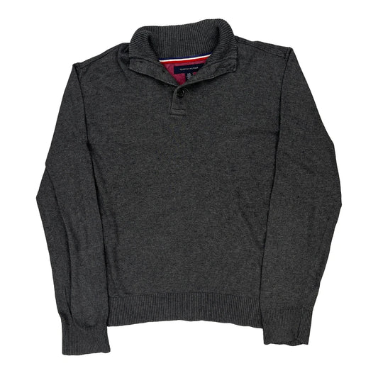 Tommy Hilfiger Jumper - Large Grey Cotton