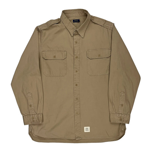 Ralph Lauren Shirt - XL Beige Cotton