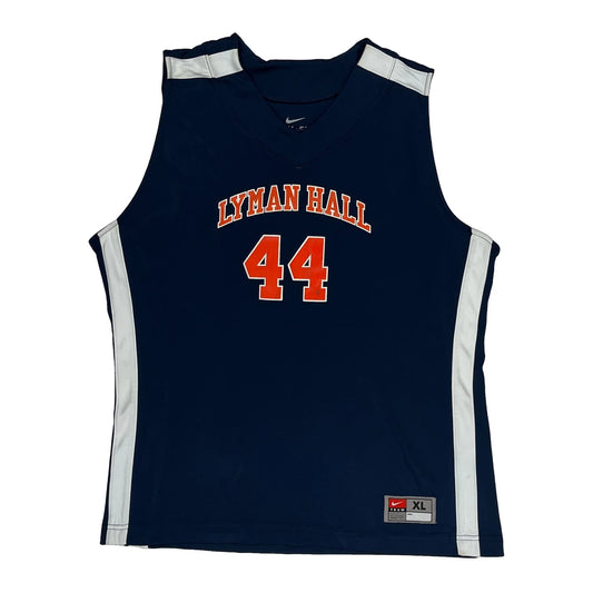 Lyman Hall Nike Jersey - XL Navy Polyester