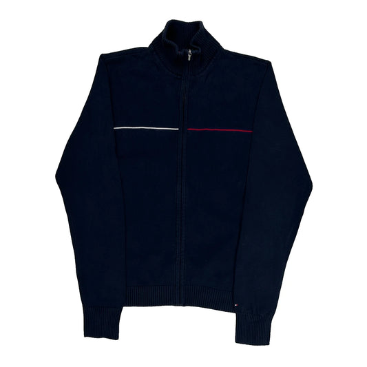 Tommy Hilfiger Zip Up - XL Navy Cotton