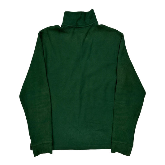 Polo By Ralph Lauren 1/4 Zip - Medium Green Cotton