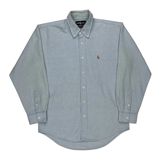 Yarmouth Ralph Lauren Shirt - Large Blue Cotton