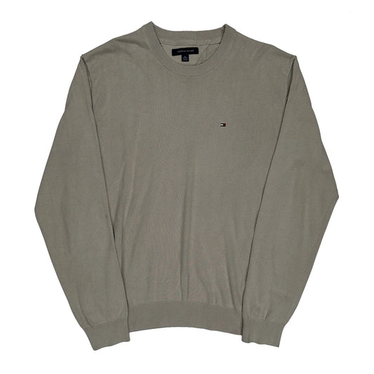 Tommy Hilfiger Jumper - XL Grey Cotton